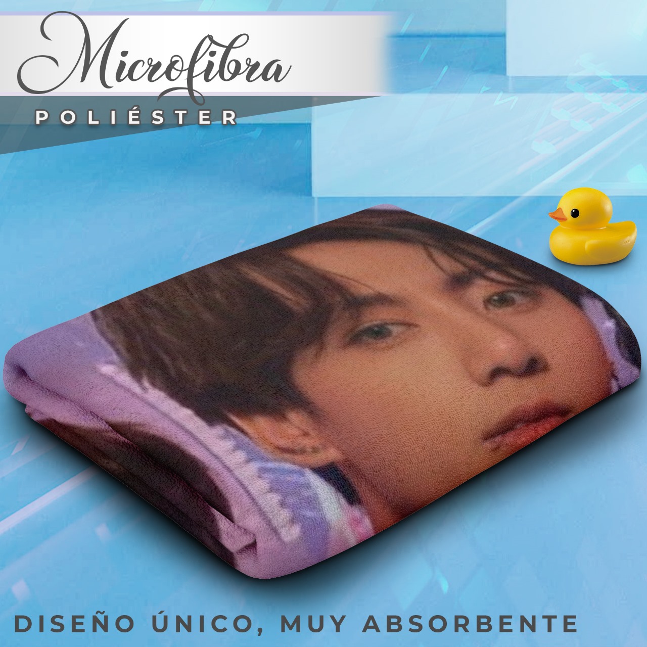 Foto 4 pulgar | Toalla de Baño Bts Diseño 7fates Army Kpop Microfibra Poliéster