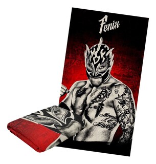 Foto 6 | Toalla de Baño NubiSuave Diseño Microfibra Poliéster Lucha Libre Fénix