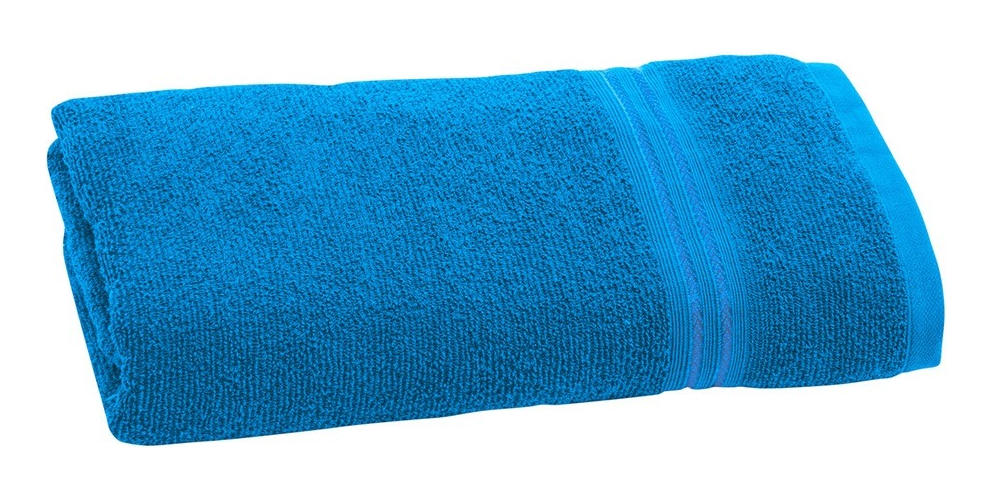 Foto 2 pulgar | Toalla de Baño Completo 100% Algodón 130 X 70 Cm 1 Pieza Azul Rey