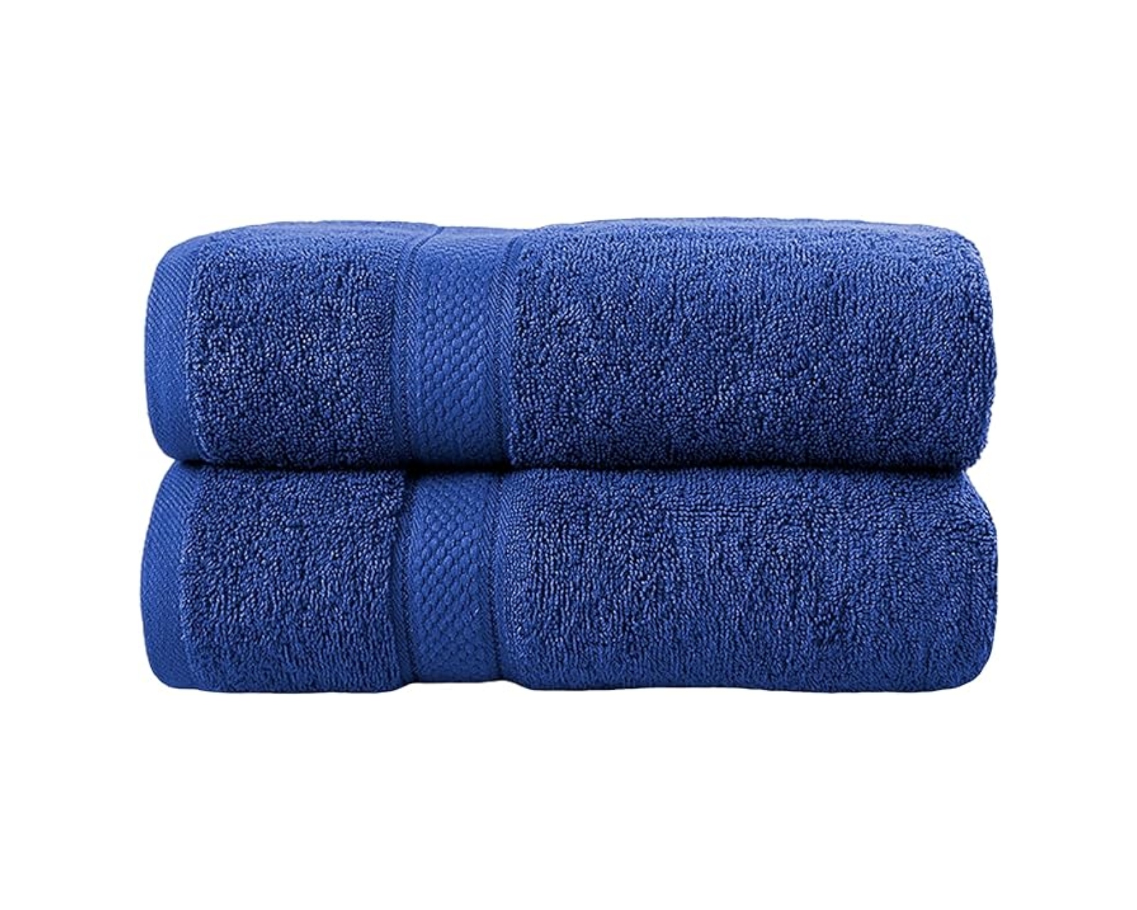 Foto 2 pulgar | Set de 2 Toallas de Baño Bluelander Azules Tamaño Grande 140 x 70 cm