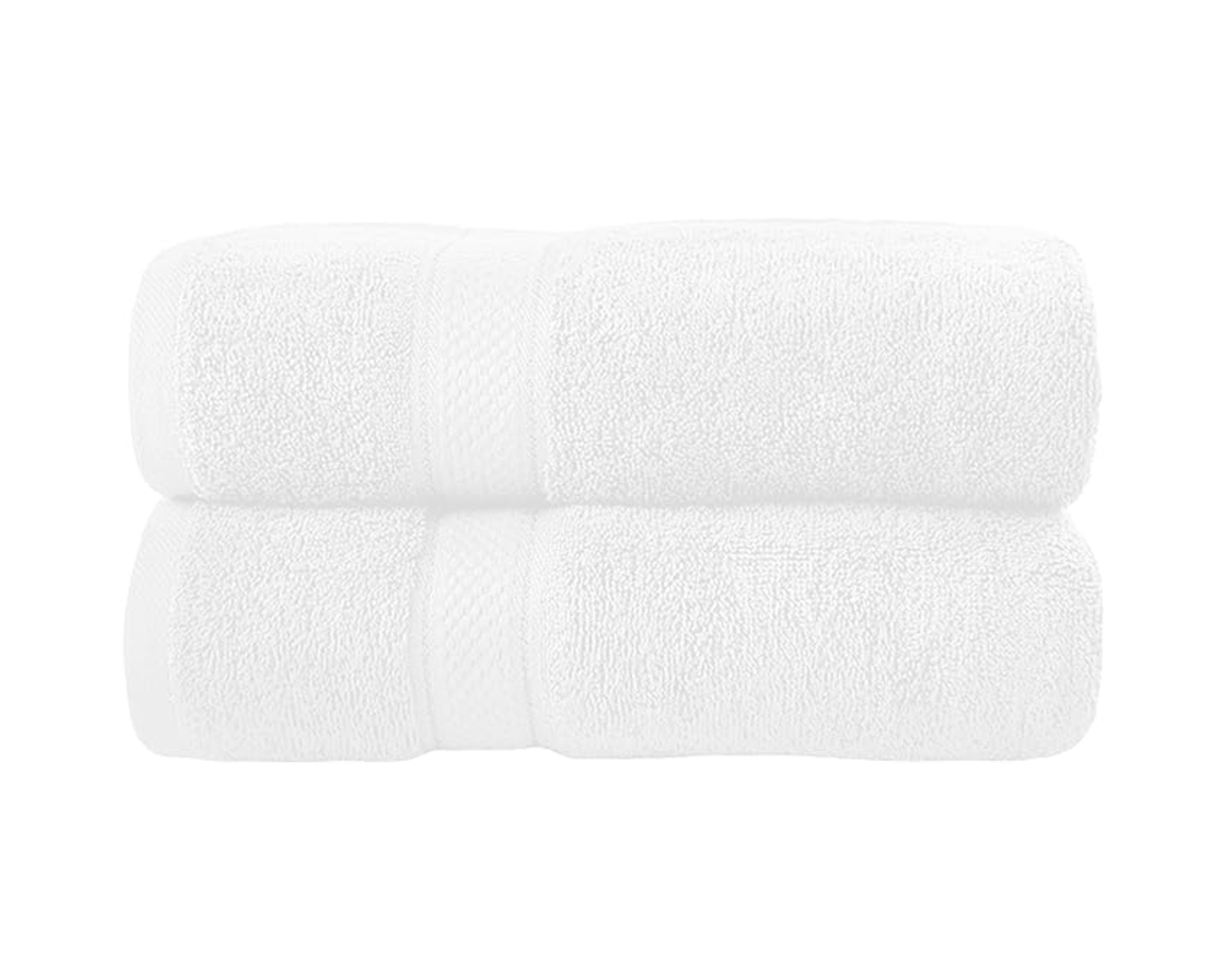 Foto 2 pulgar | Set de 2 Toallas de Baño Bluelander Blancas Tamaño Grande 140x70 cm