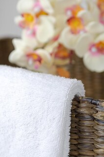 Foto 6 | Gila Toalla De Baño De Algodón Línea Essentials I Paquete De 8 Toallas Blancas Para Cuerpo Medio Baño