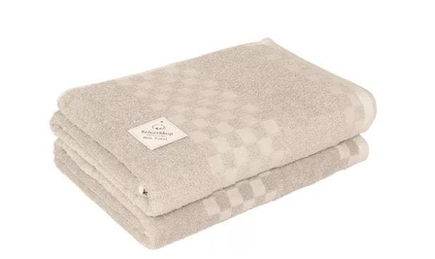 Toallas de Baño SelectShop Beige de Algodón Absorbente 2 Piezas $861