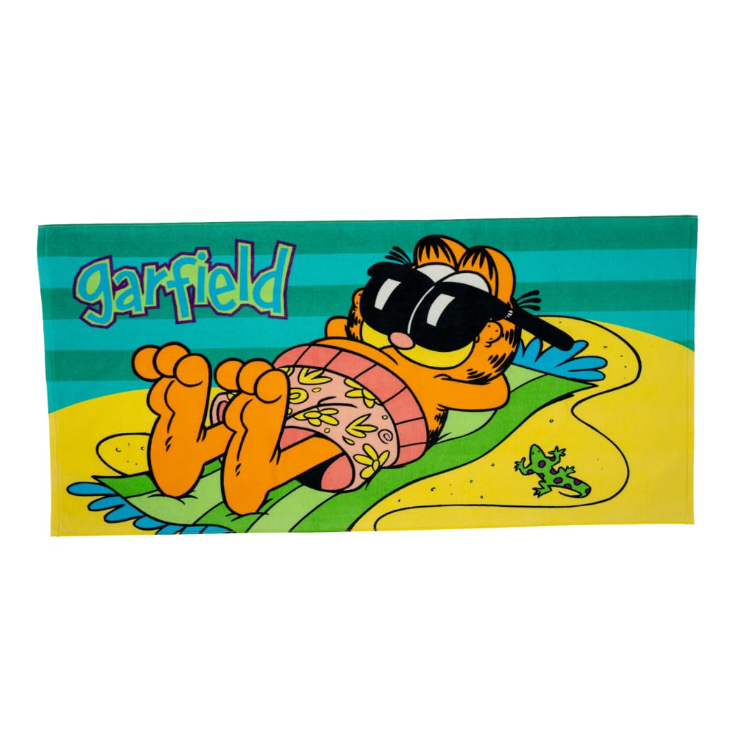 Toalla Franco Collectibles Garfield de Algodón Supersuave 150 X 75 cm - Venta Internacional $855