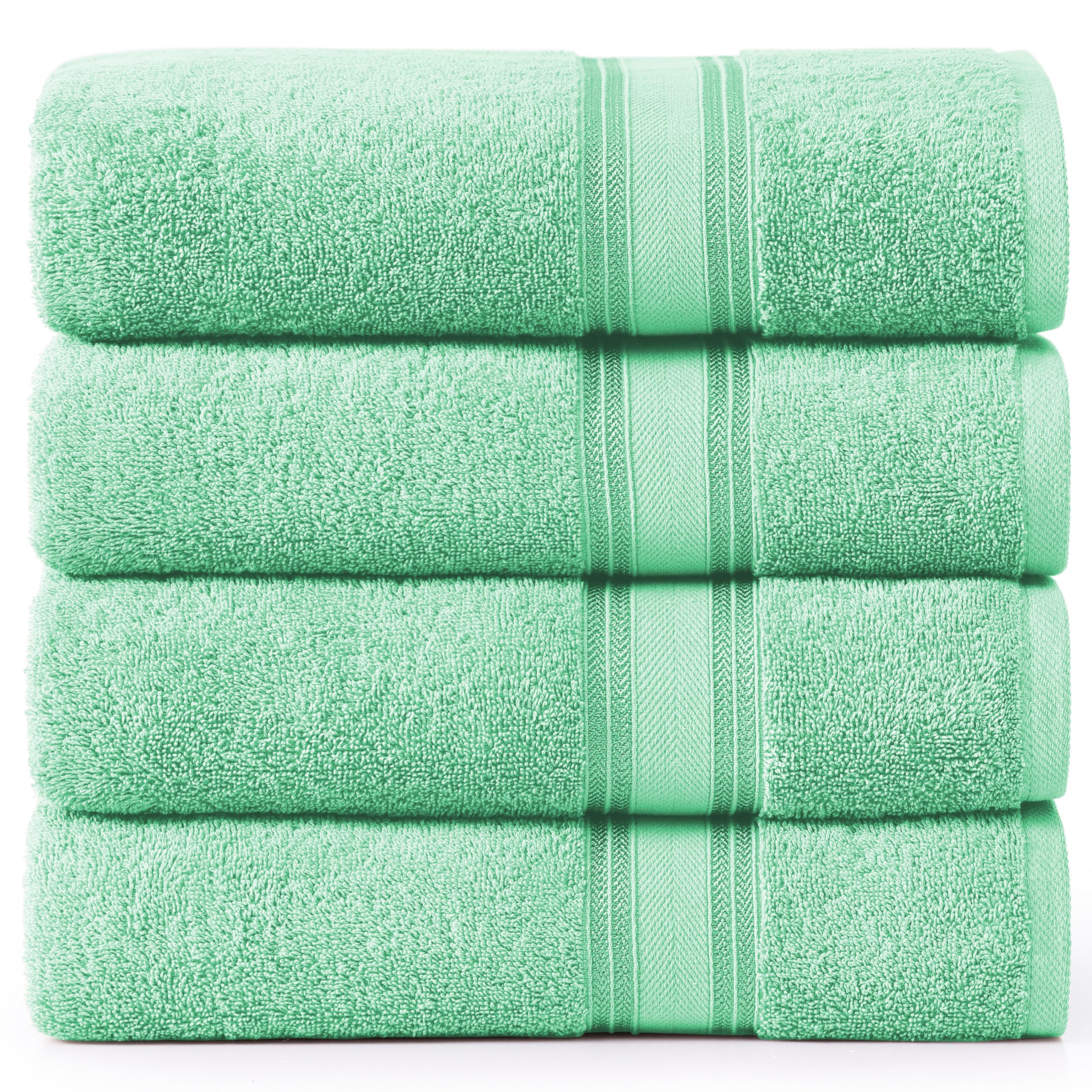 Juego De Toallas De Baño Lane Linen Luxury, 100% Algodón, Paquete De 4 Unidades, Aqua Sky - Venta Internacional.