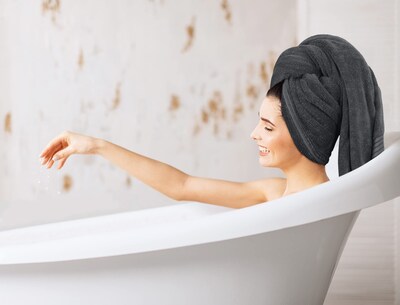Foto 4 | Toalla De Baño Utopia Towels Premium Jumbo, 100% Algodón, 35 X 70 Cm, Color Gris - Venta Internacional.