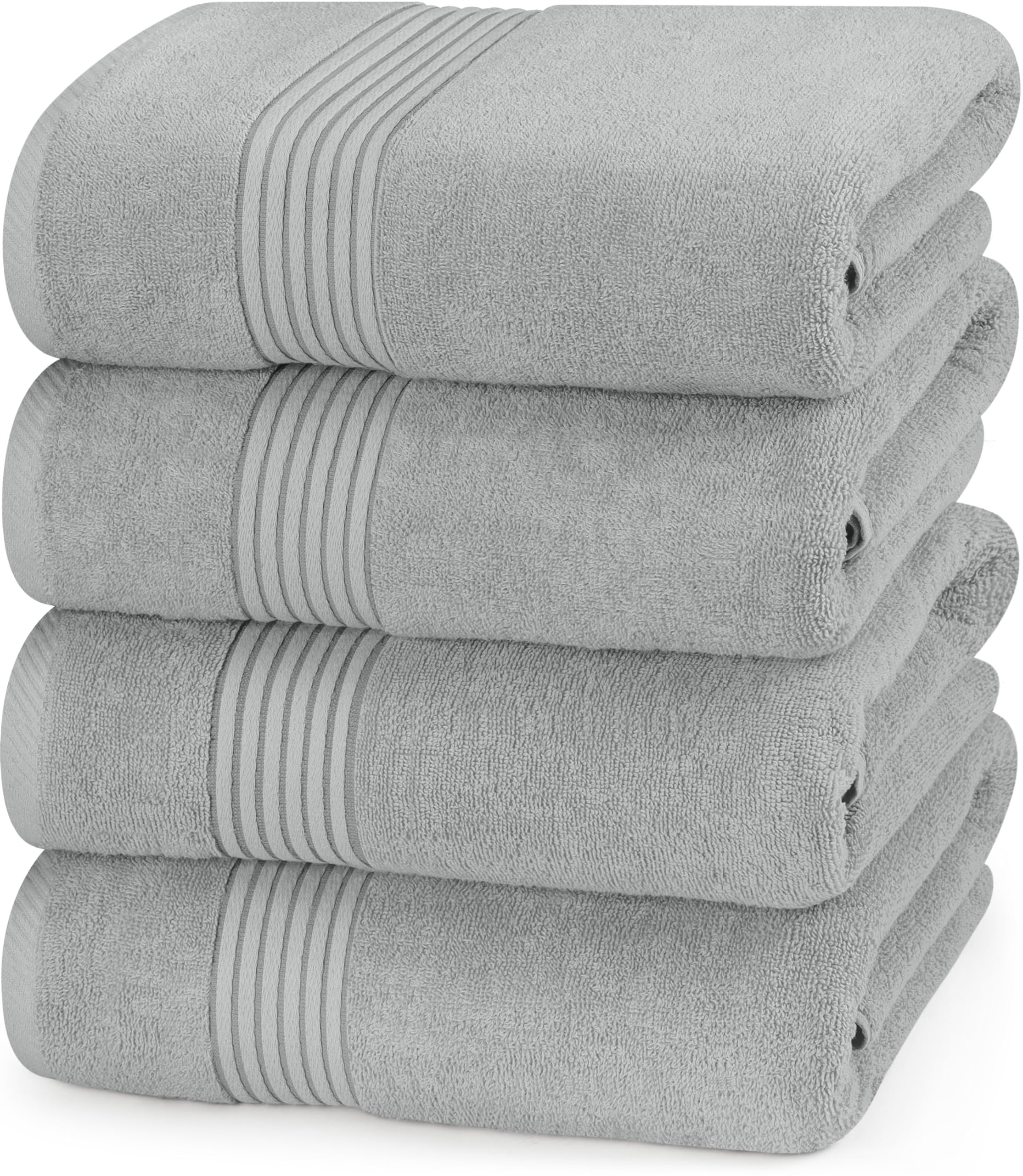 Foto 2 pulgar | Juego De Toallas De Baño Utopia Towels, 100% Algodón Hilado En Anillos, Paquete De 4 - Venta Internacional.