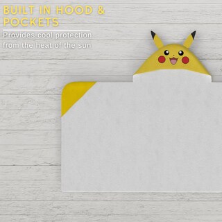 Foto 4 | Toalla Con Capucha, Algodón Suave Para Niños, Anime Y Pokémon De Franco - Venta Internacional.