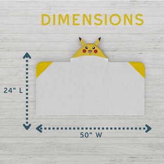 Foto 6 | Toalla Con Capucha, Algodón Suave Para Niños, Anime Y Pokémon De Franco - Venta Internacional.