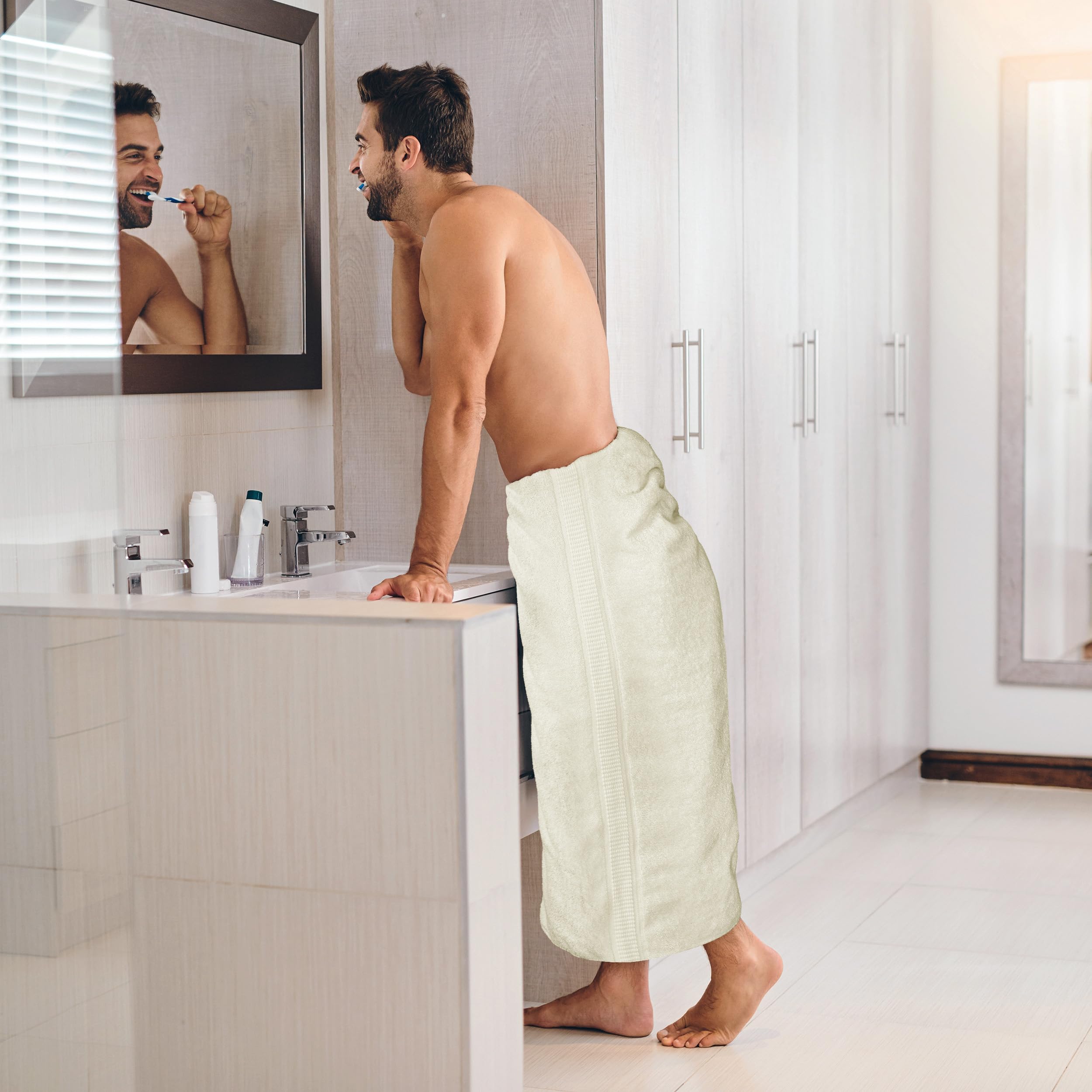 Foto 4 pulgar | Toalla De Baño Utopia Towels Luxurious Jumbo, 100% Algodón, 600 G/m² - Venta Internacional.