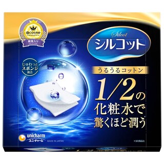 Foto 1 | Esponja Unicharm Silcot Uruuru De Algodón Facial, 40 Hojas - Venta Internacional.