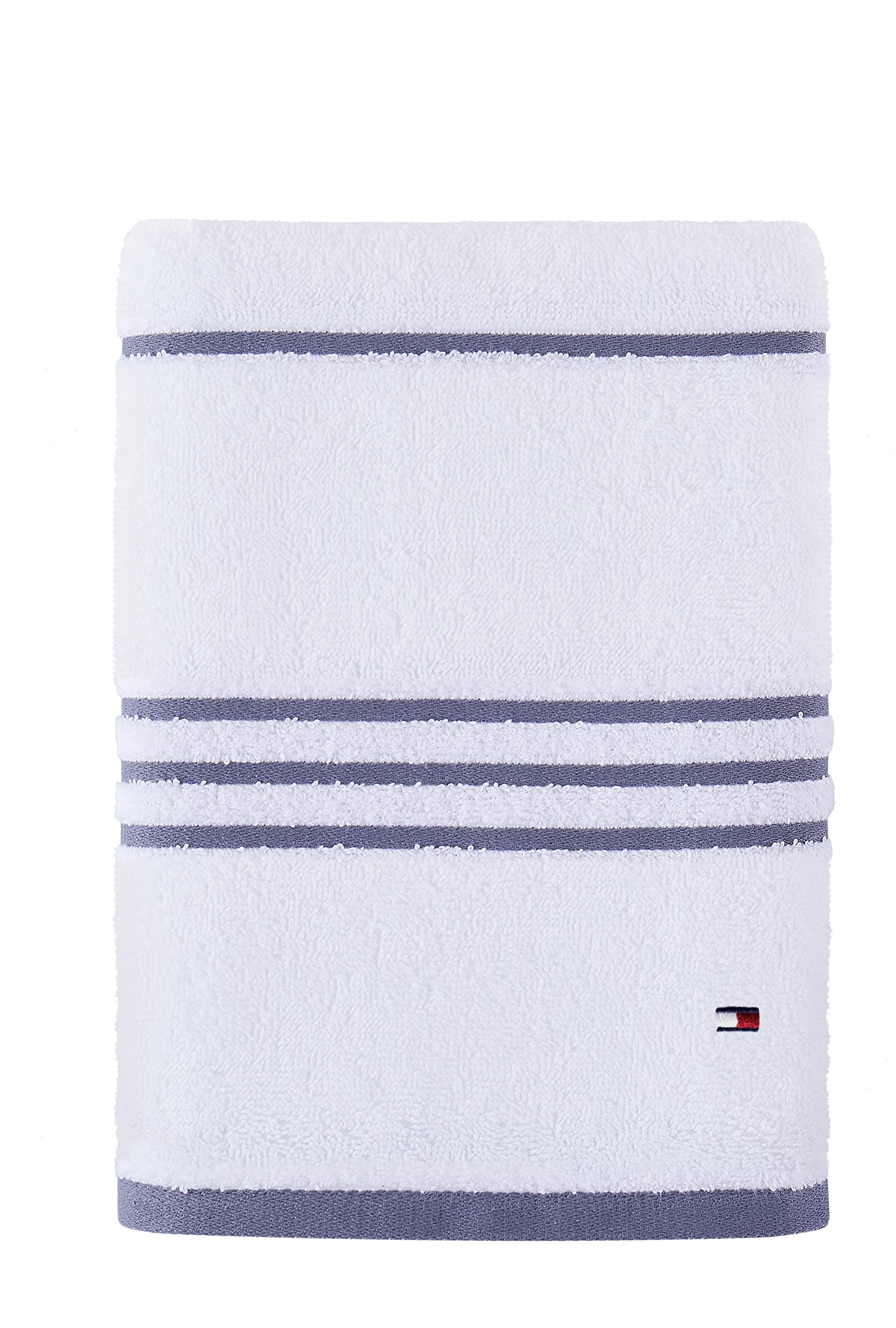 Toalla De Baño Tommy Hilfiger Modern American Stripe 100% Algodón - Venta Internacional.