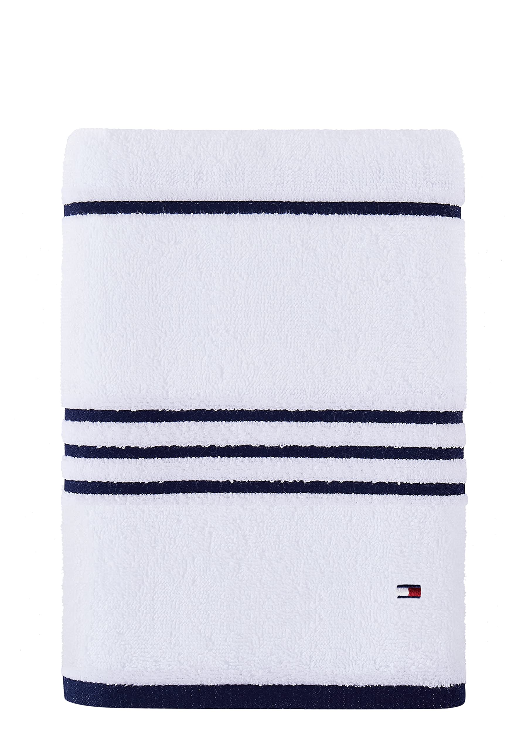 Foto 2 pulgar | Toalla De Baño Tommy Hilfiger Modern American Stripe 100% Algodón - Venta Internacional.