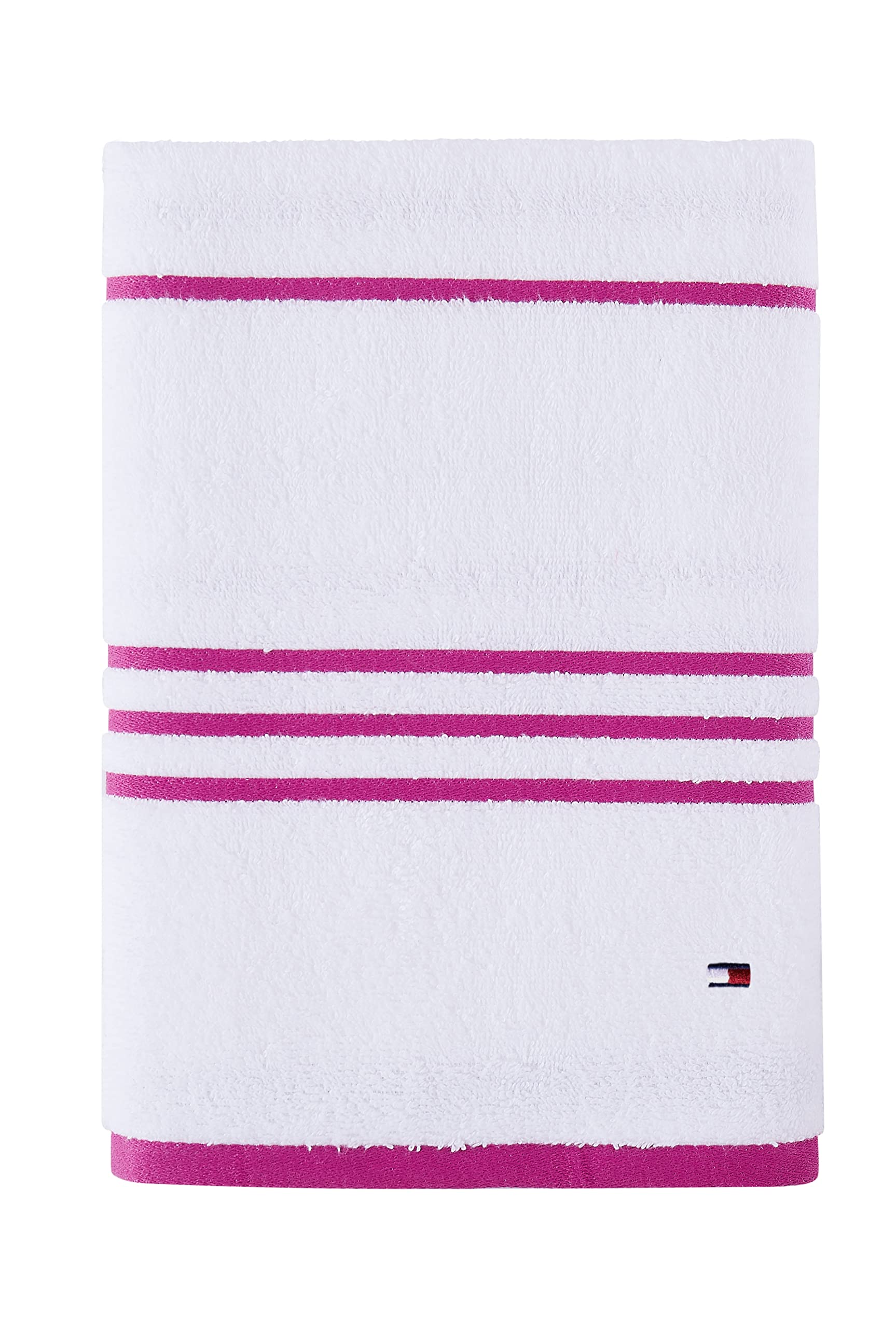 Toalla De Baño Tommy Hilfiger Modern American Stripe 100% Algodón - Venta Internacional.