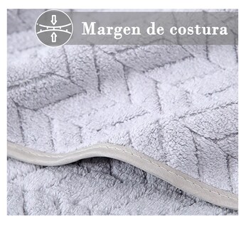 Foto 2 | Toallas de Baño Grande 70×140 cm 3 Piezas Gris claro + Gris Oscuro + Verde