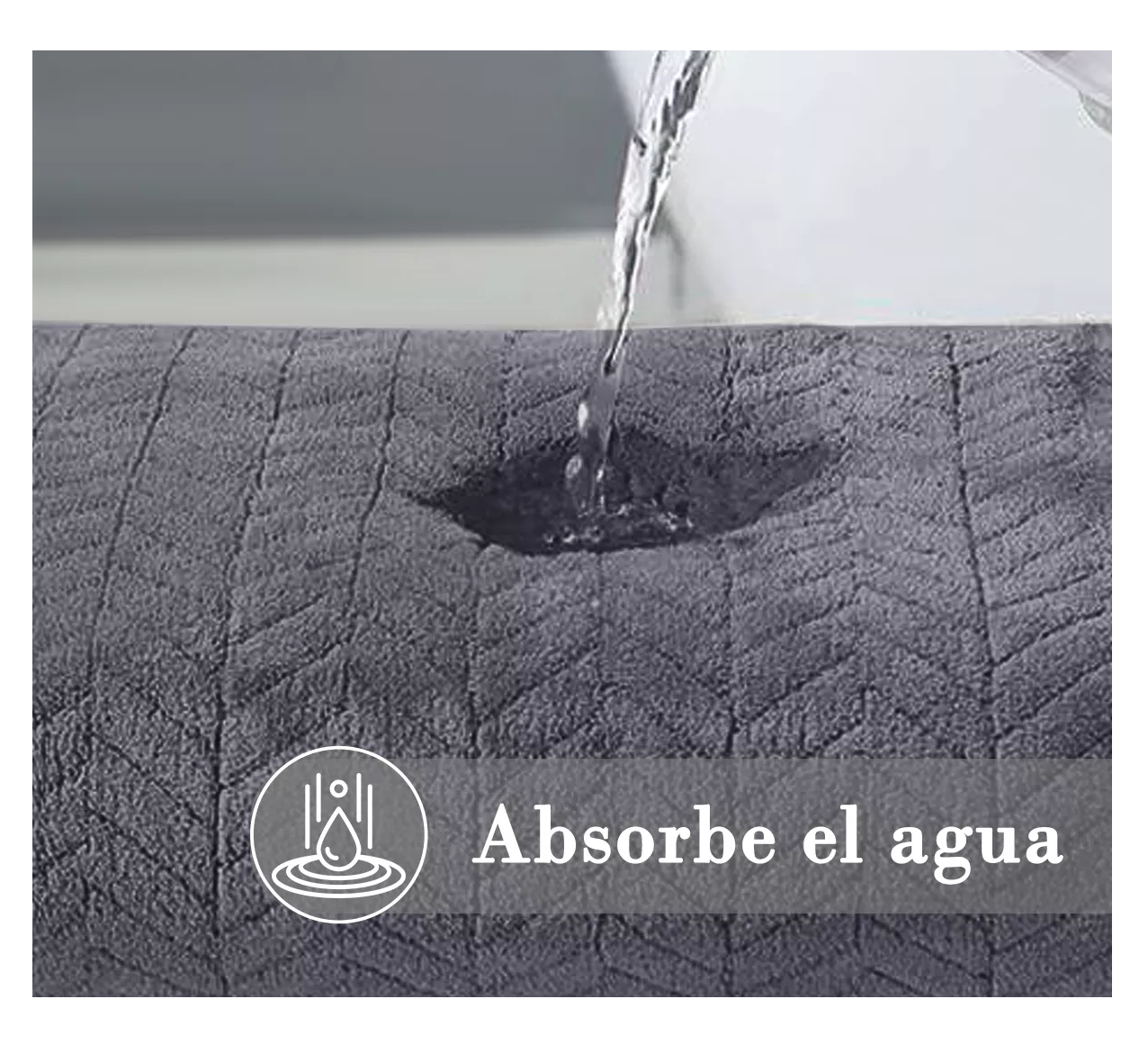 Foto 4 pulgar | Toallas de Baño Grande 70×140 cm 3 Piezas Gris claro + Gris Oscuro + Verde