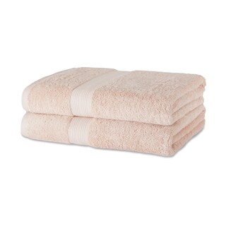 Foto 1 | Paquete De 2 Toallas De Baño De Algodón Orgánico Resistente A La Decoloración - Venta Internacional
