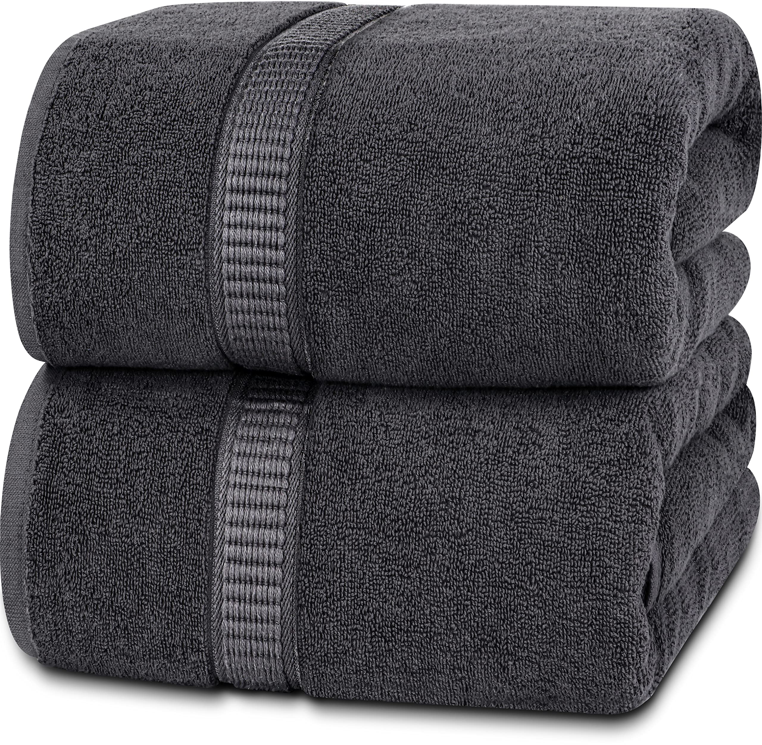 Foto 1 | Toalla De Baño Utopia Towels Luxurious Jumbo, 100% Algodón, 600 G/m², Color Gris - Venta Internacional.