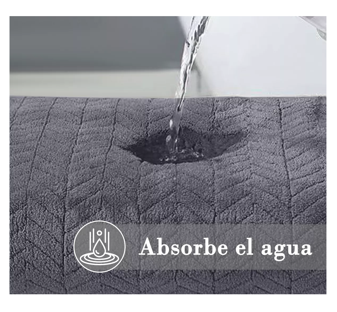 Foto 4 pulgar | Toallas De Baño Belug Completo Grande 70×140 Cm 3 Piezas Gris Claro + Gris Oscuro + Verde