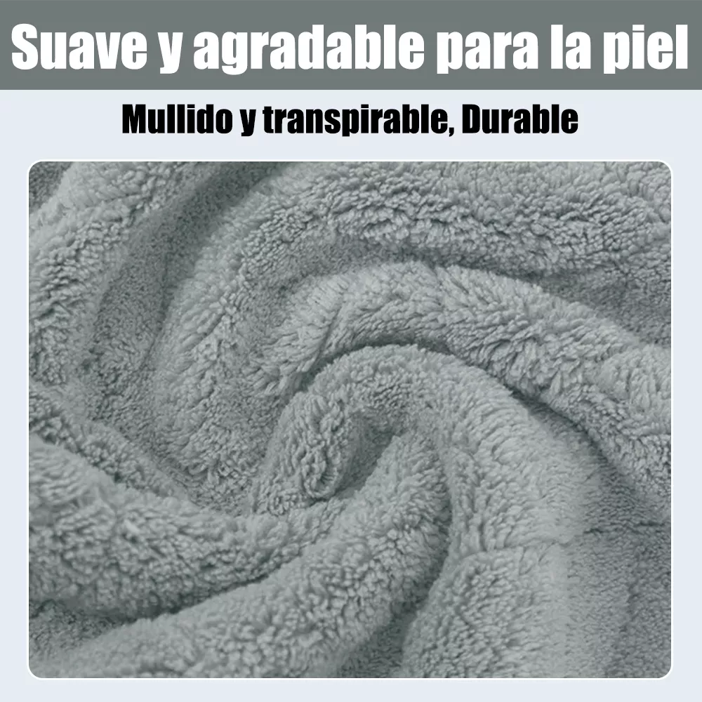 Foto 4 pulgar | Toallas De Baño Belug 3 Piezas Gris Oscuro + Gris Claro + Beige