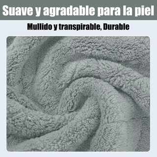 Foto 3 | Toallas De Baño Belug 3 Piezas Gris Oscuro + Gris Claro + Beige