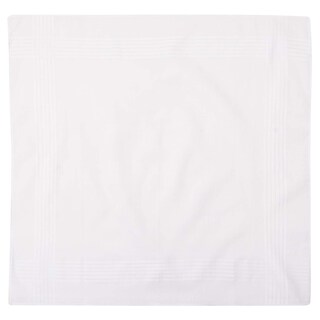 Foto 5 | Paquete De 12 Pañuelos Perry Ellis, 100% Algodón, Color Blanco, 16 X 16 Cm - Venta Internacional.
