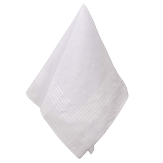 Foto 7 | Paquete De 12 Pañuelos Perry Ellis, 100% Algodón, Color Blanco, 16 X 16 Cm - Venta Internacional.