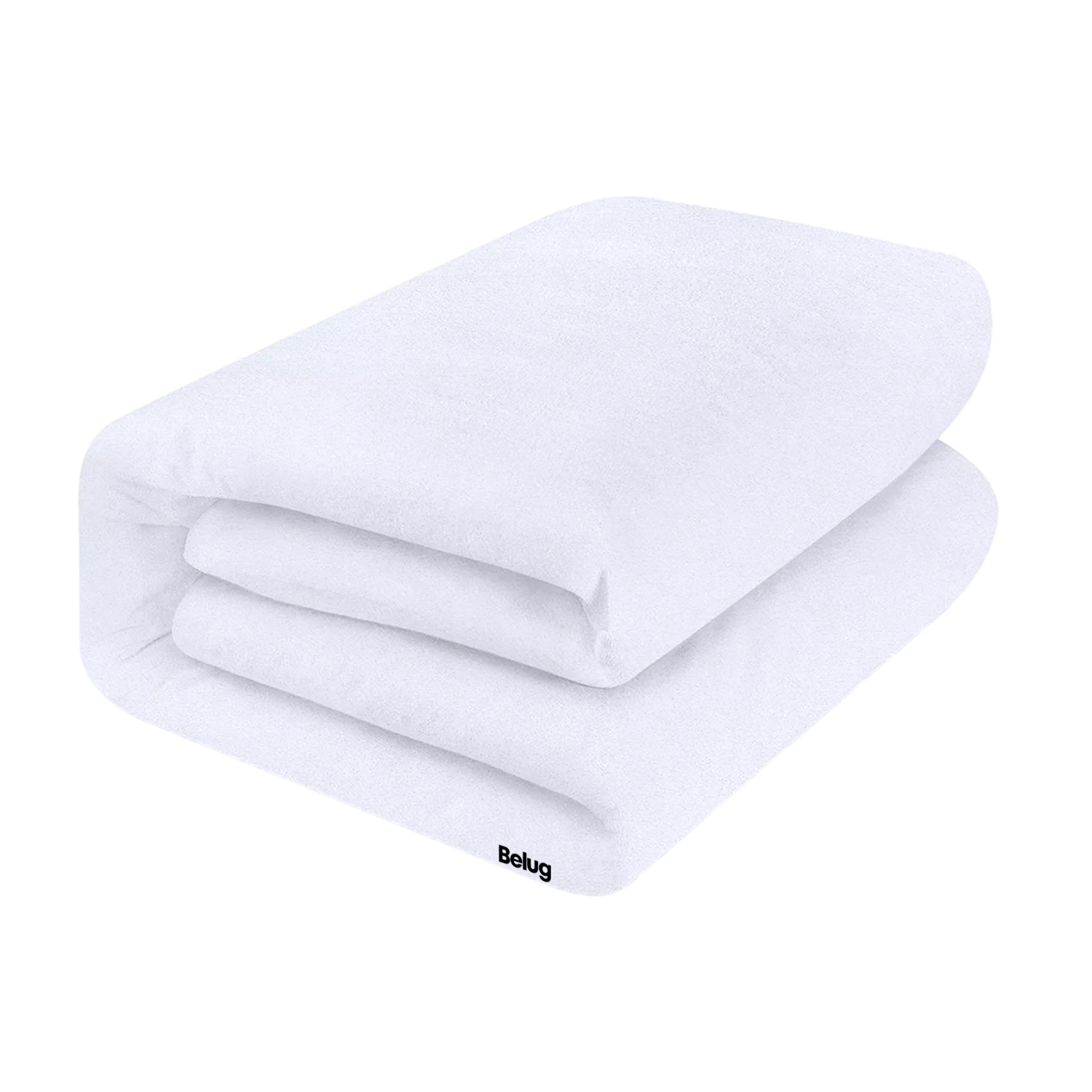 Toalla De Baño Grande Completo 100% Algodón Suave Belug Color Blanco Liso Blanco