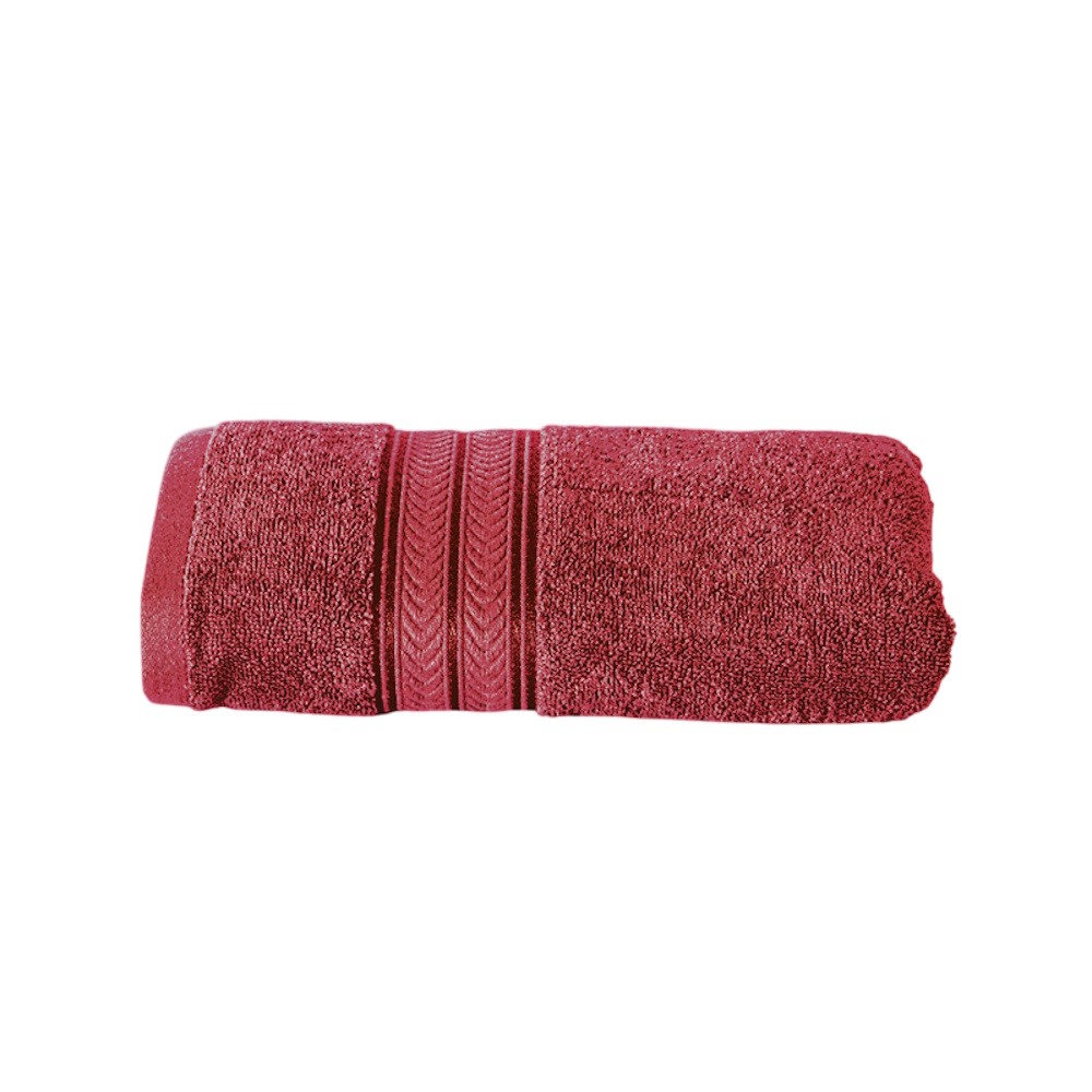 Toalla Baño Completo Premium Vino Poliéster Concord