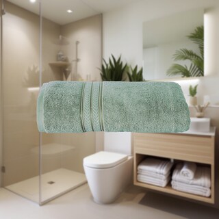 Foto 2 | Toalla Medio Baño Encanto Menta Poliéster Concord