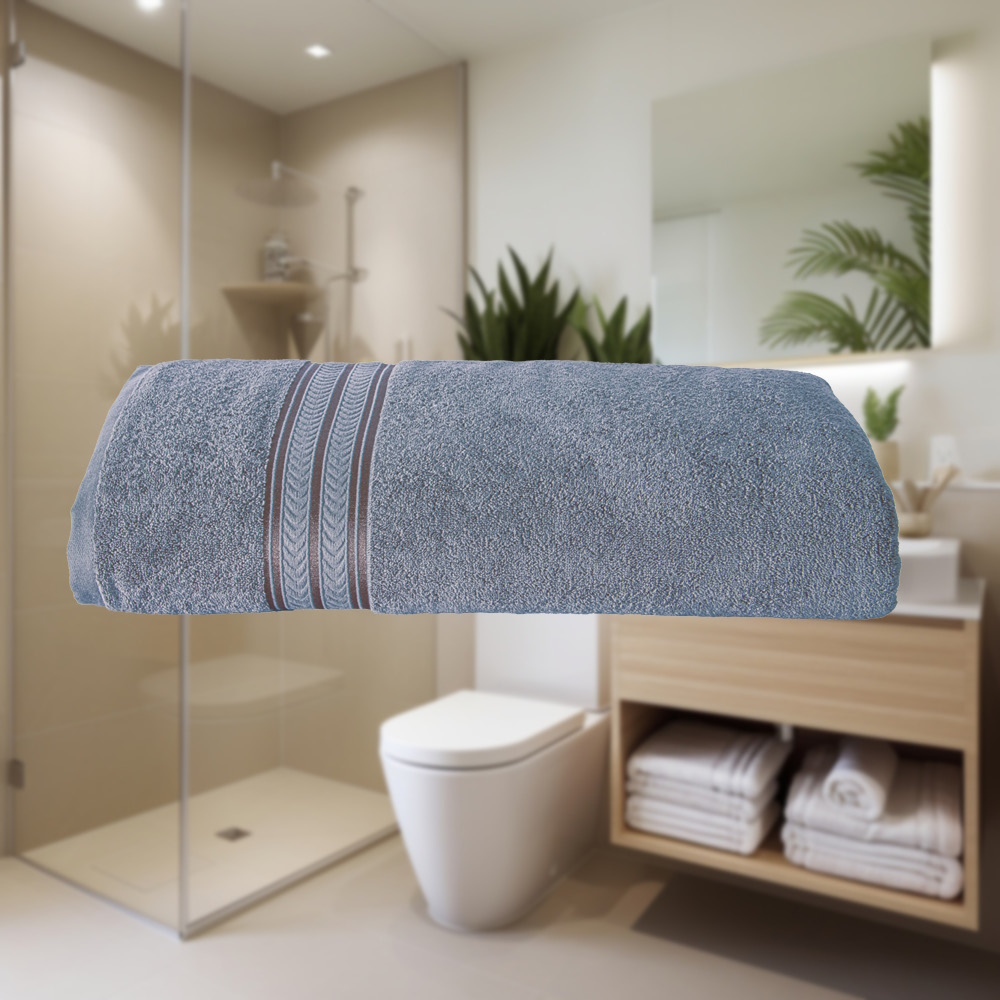 Foto 3 pulgar | Toalla Baño Completo Premium Lavanda Poliéster Concord