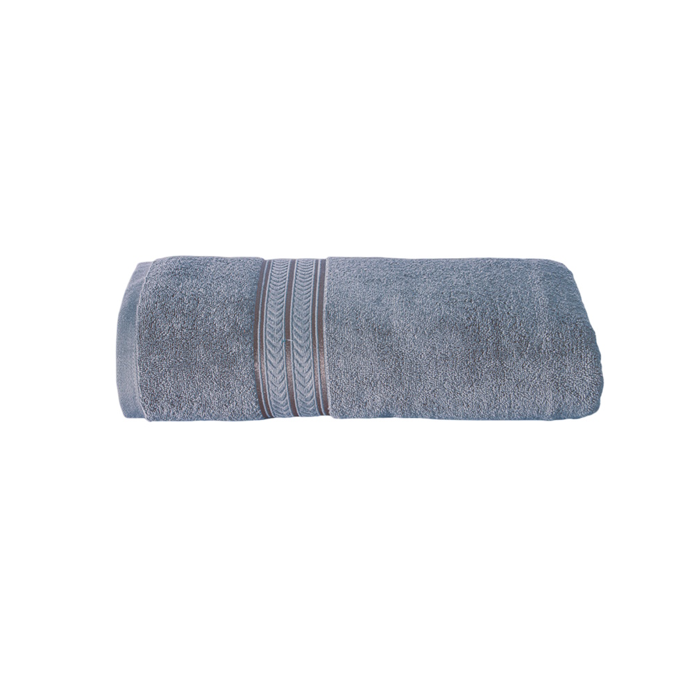 Toalla Medio Baño Encanto Azul Denim Poliéster Concord