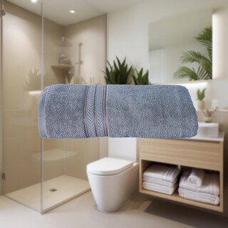 Foto 2 | Toalla Medio Baño Encanto Azul Denim Poliéster Concord