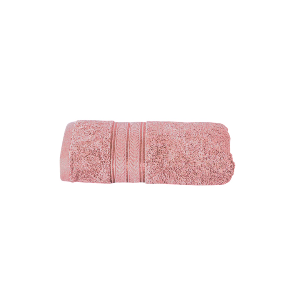 Toalla Manos Premium Rosa Light Poliéster Concord