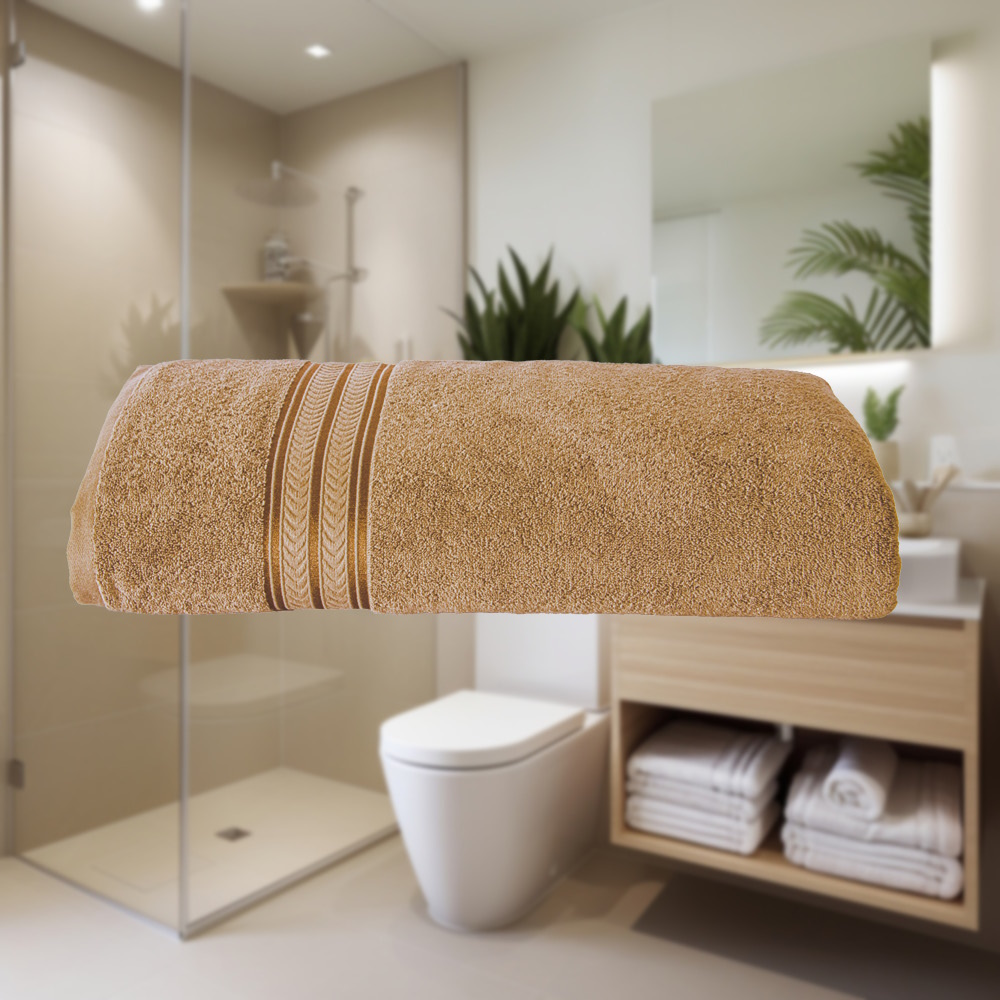 Foto 3 pulgar | Toalla Baño Completo Premium Gris Light Poliéster Concord