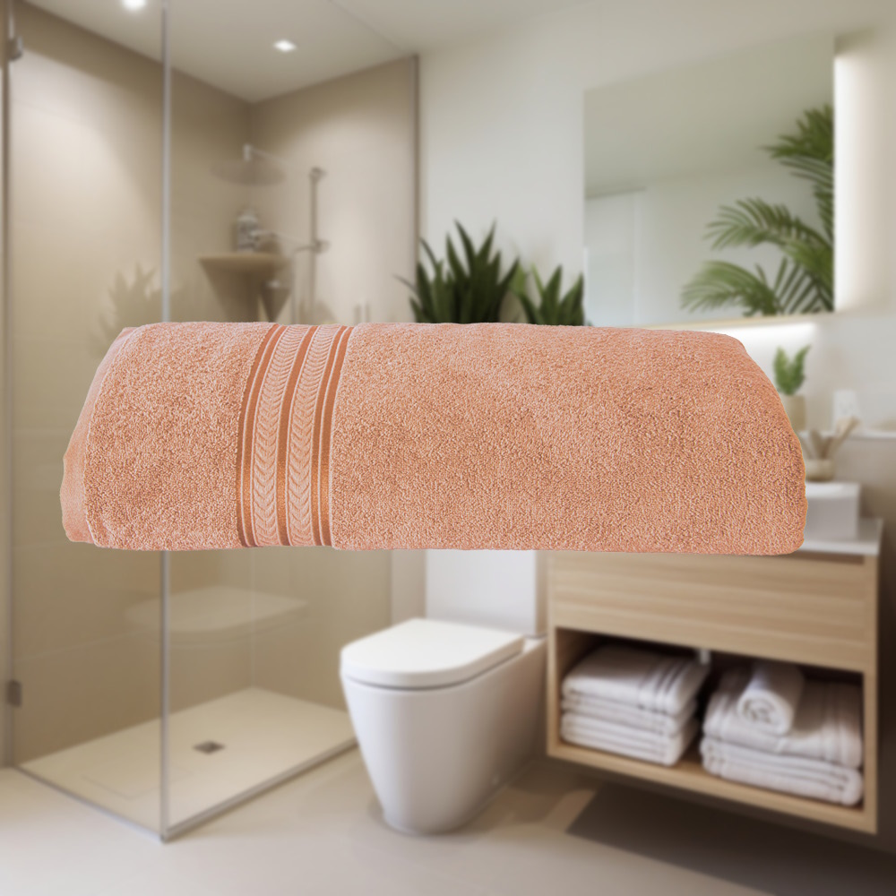 Foto 3 pulgar | Toalla Baño Completo Premium Durazno Poliéster Concord