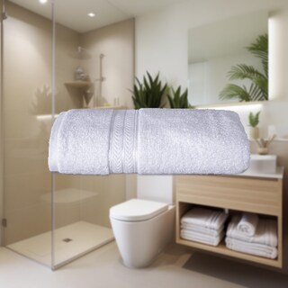 Foto 2 | Toalla Medio Baño Encanto Blanco Poliéster Concord