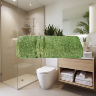 Foto 2 | Toalla Medio Baño Encanto Olivo Medio Poliéster Concord
