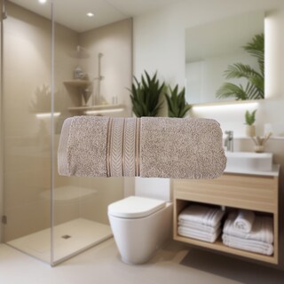 Foto 2 | Toalla Medio Baño Encanto Gris Light Poliéster Concord