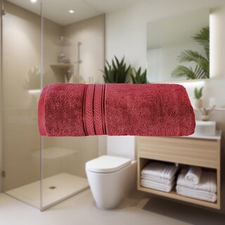 Foto 2 | Toalla Medio Baño Encanto Vino Poliéster Concord