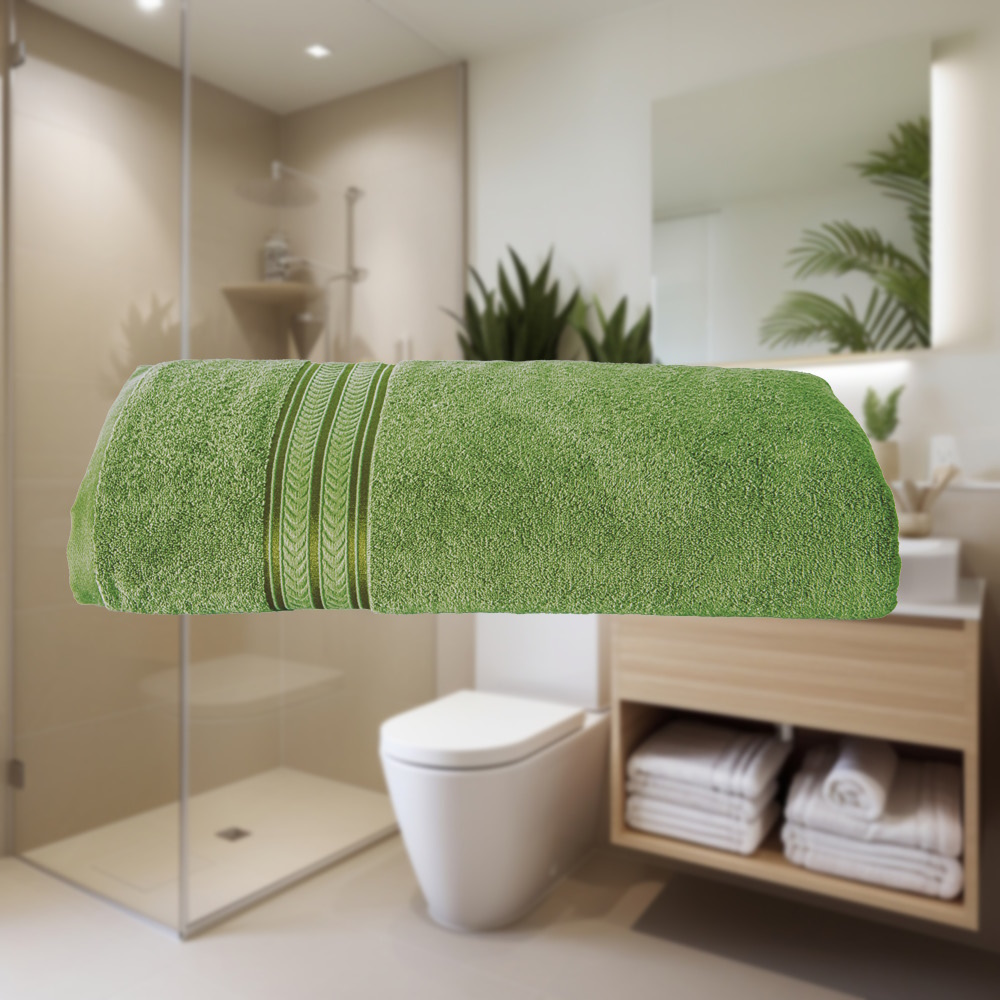 Foto 3 pulgar | Toalla Baño Completo Premium Olivo Medio Poliéster Concord