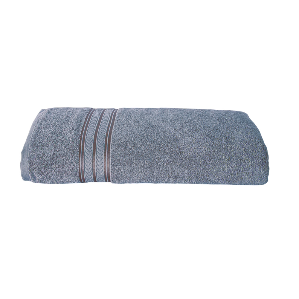 Toalla Baño Completo Premium Azul Poliéster Concord