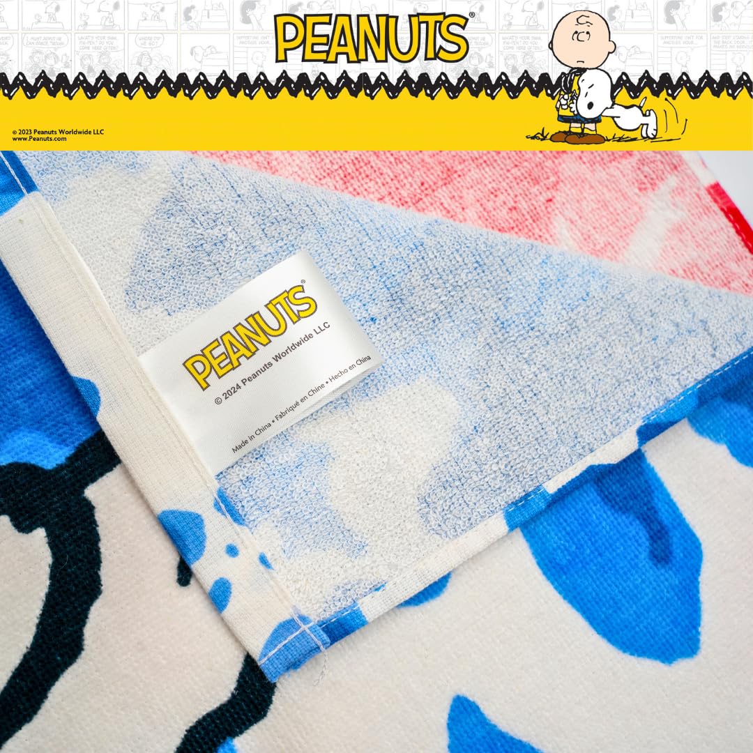 Foto 6 pulgar | Toalla Franco Collectibles Peanuts Snoopy & Woodstock 148 X 71 Cm - Venta Internacional.