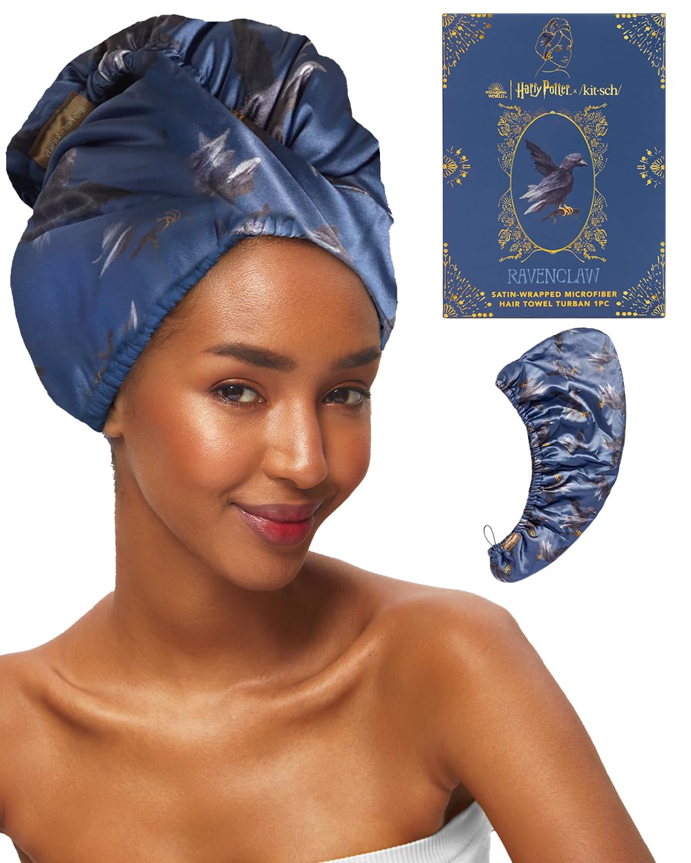 Foto 7 | Set De Rizadores De Pelo Kitsch Harry Potter Heatless Curls Ravenclaw - Venta Internacional.