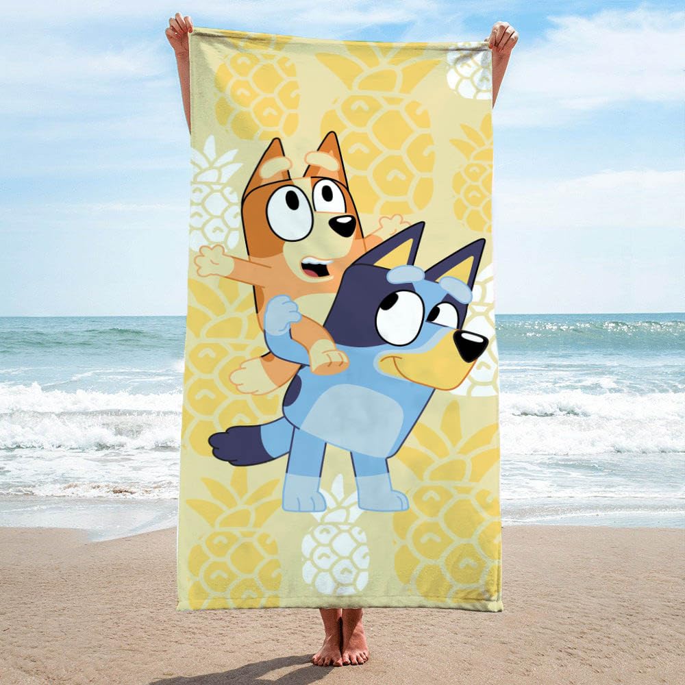Foto 4 pulgar | Toalla De Playa Jay Franco Bluey & Bingo 100% Algodón Para Niños - Venta Internacional.