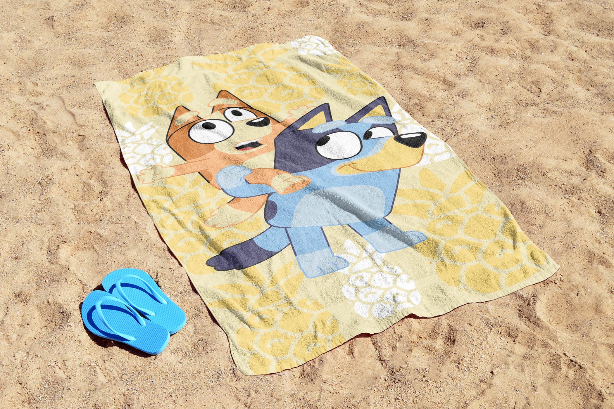 Foto 5 pulgar | Toalla De Playa Jay Franco Bluey & Bingo 100% Algodón Para Niños - Venta Internacional.