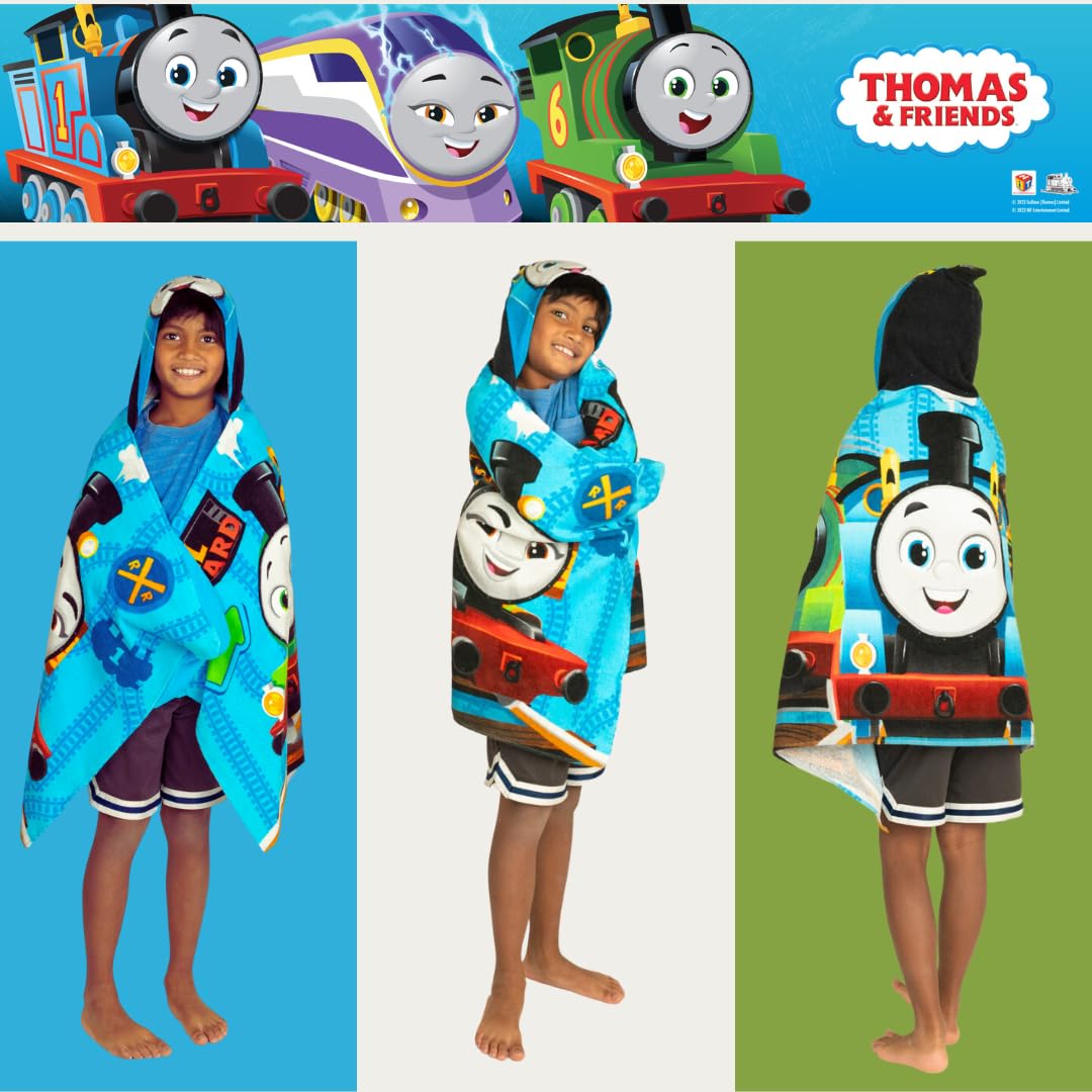 Foto 6 pulgar | Toalla Con Capucha Franco Thomas & Friends Kids De Algodón Suave - Venta Internacional.