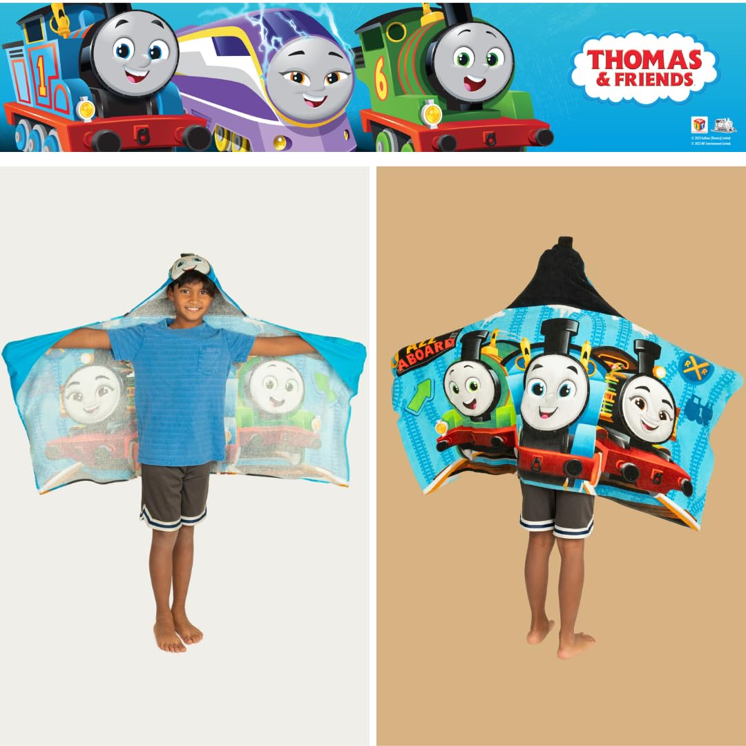 Foto 7 pulgar | Toalla Con Capucha Franco Thomas & Friends Kids De Algodón Suave - Venta Internacional.