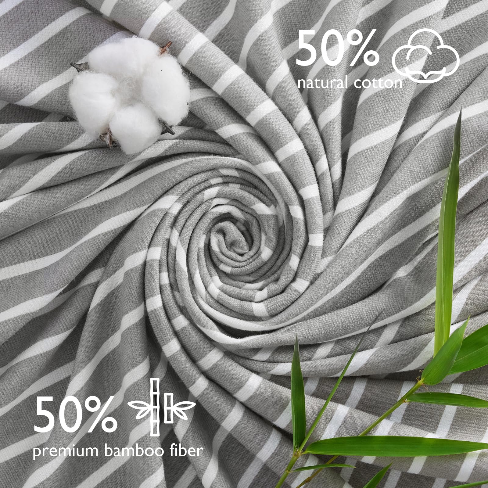 Foto 2 | Toalla Con Capucha Para Bebé Momcozy Starry Sky, 2 Unidades, Algodón, 70 X 70 Cm - Venta Internacional.