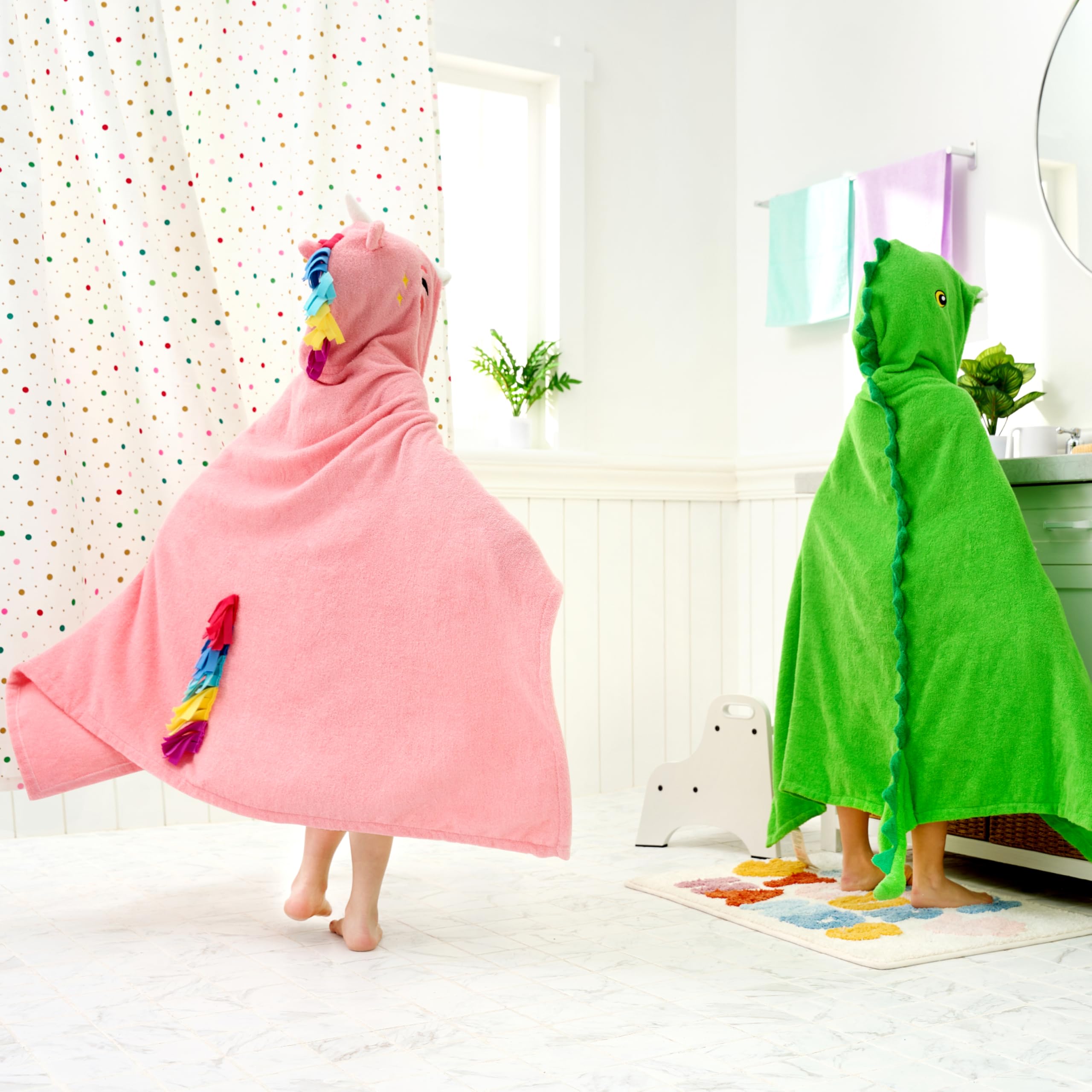 Foto 7 | Toalla Con Capucha Joiedomi Unicorn Para Niños De 3 A 10 Años, Algodón Suave - Venta Internacional.